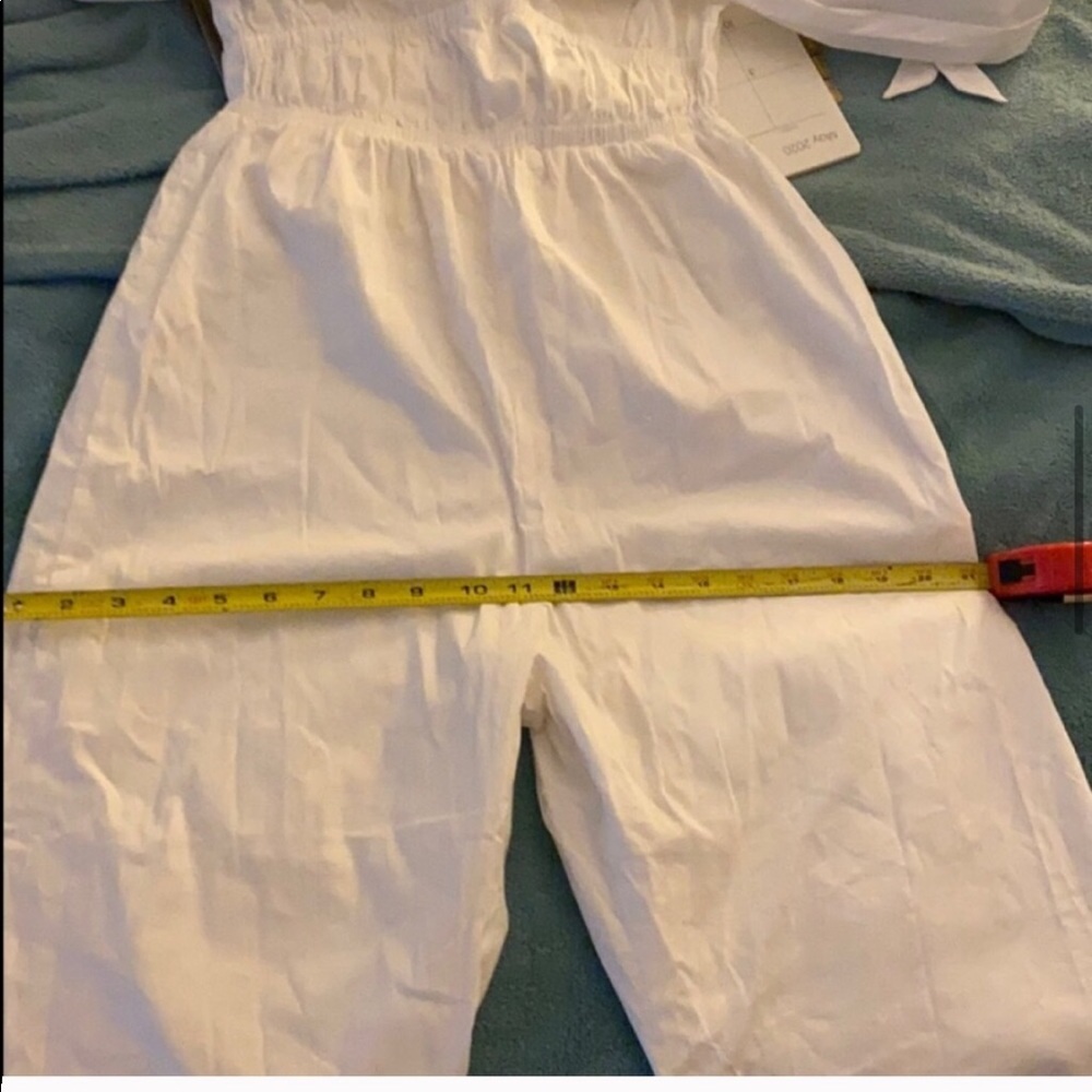 Urban Outfitters Poplin Off the Shoulder jumpsuit - Picture 3 of 4